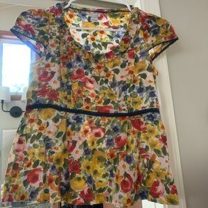 Anthropologie Odille floral top. Size 6